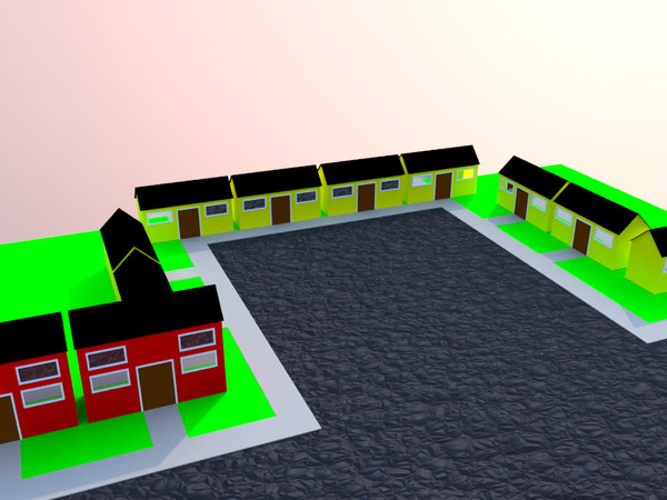 3d neighborhood model - neighborhood by matthew colston